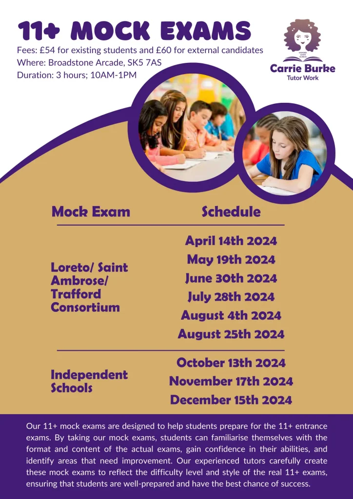Mock Exam - Carrie Burke Tutor Work 2024